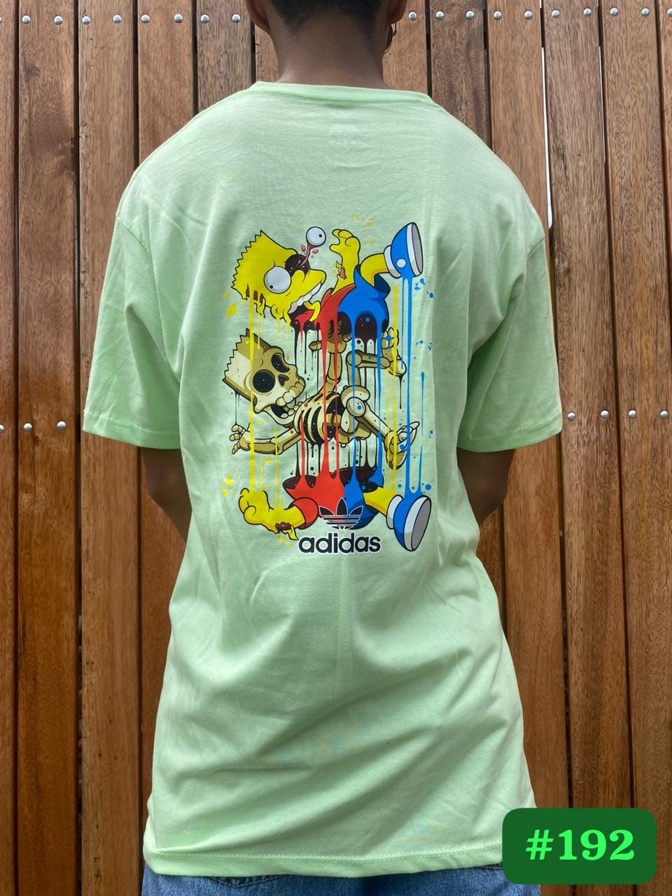 ADIDAS BART SKULL DRIP LIME