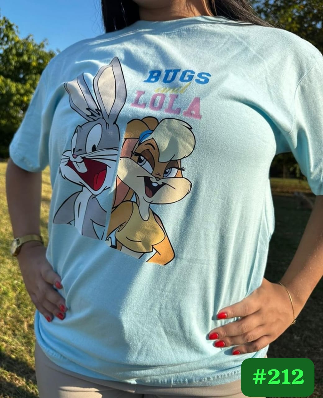 CAMISETA DE DAMA BUGS AND LOLA