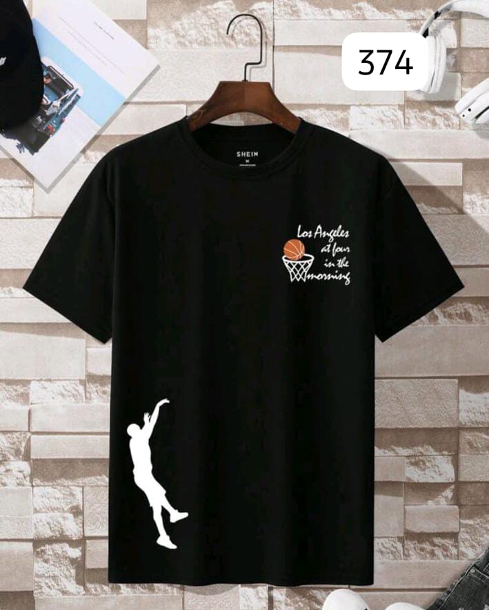 LOS ANGELES BASKETBALL "4 AM" BLACK OVERSIZE