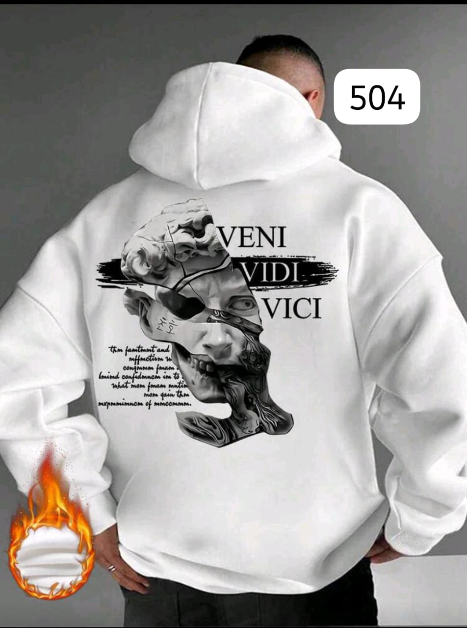 HOODIE PREMIUM "VENI VIDI VICI" - SUDADERA ESTILO URBANO ART-FRAGMENT