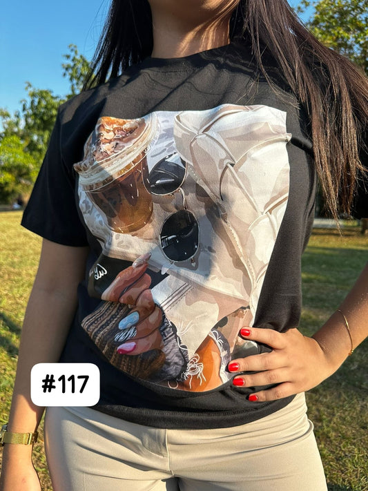 CAMISETA DE DAMA COFFEE LOVER