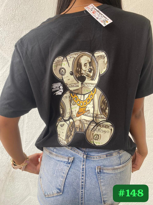 CAMISETA DE DAMA MONEY BEAR