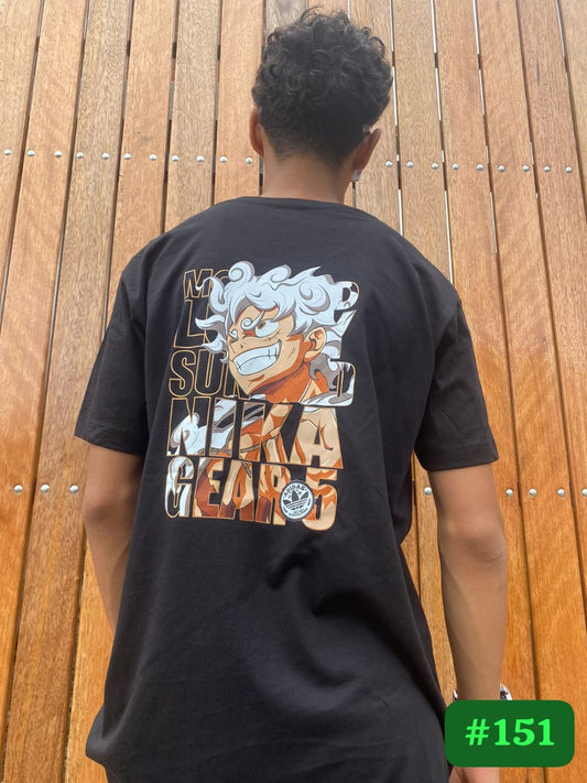 ONE PIECE LUFFY GEAR 5 BLACK