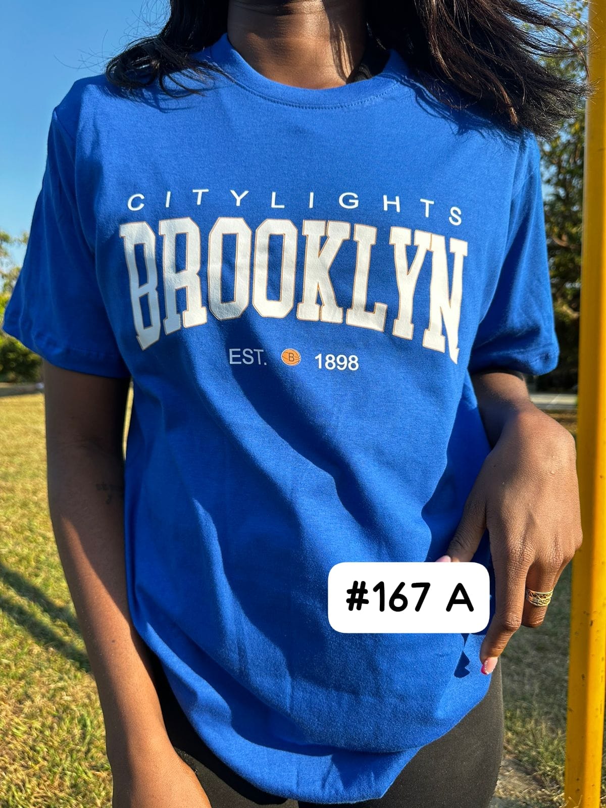 CAMISETA DE DAMA BROOKLYN EST. 1898 (BLUE)