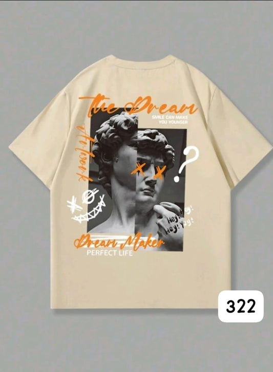 STATUE OF DAVID "DREAM MAKER" BEIGE OVERSIZE