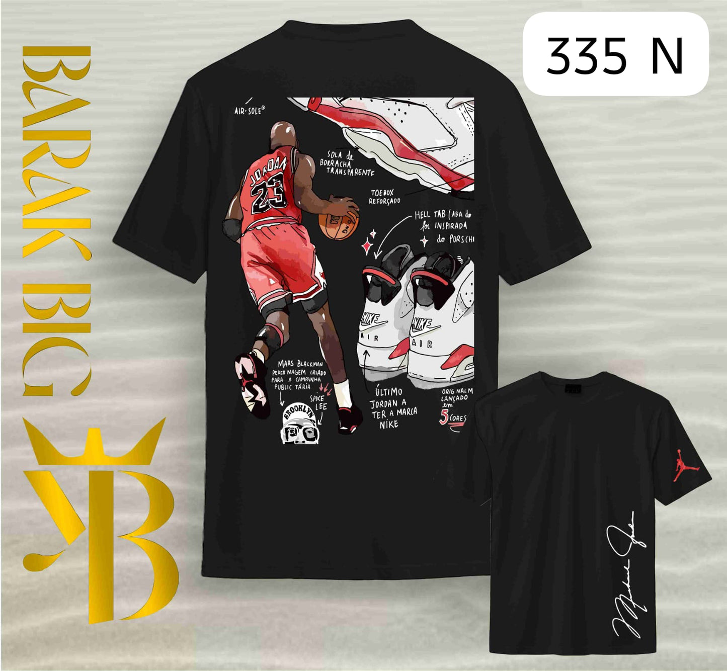 AIR JORDAN "LEGACY 23" BLACK OVERSIZE