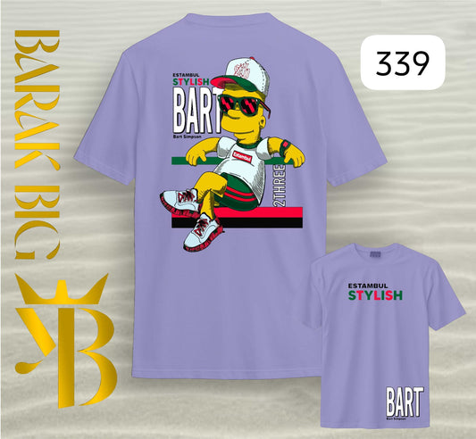 ESTAMBUL STYLISH "BART SIMPSON" PURPLE OVERSIZE