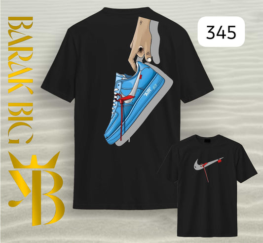 OFF-WHITE x NIKE "AIR FORCE 1 MCA" NEGRO OVERSIZE