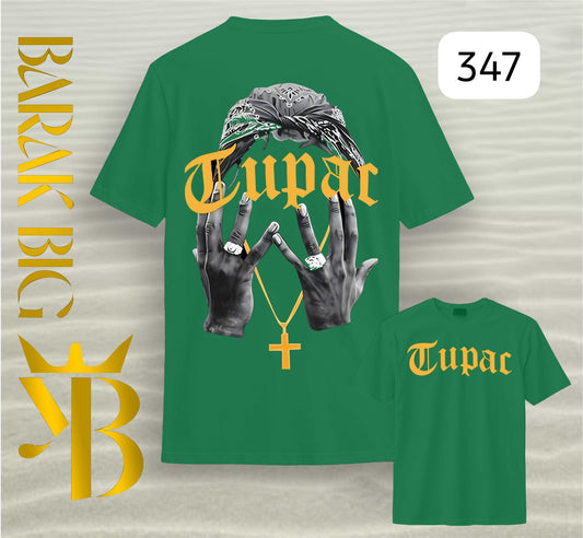 TUPAC "WEST COAST GOLD" GREENOVERSIZE