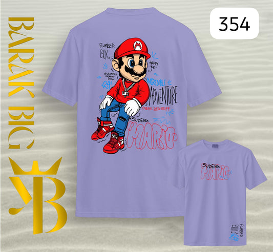 SUPER MARIO "INCREDIBLE ADVENTURE" LILA OVERSIZE