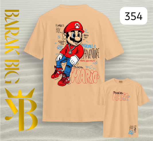 SUPER MARIO "INCREDIBLE ADVENTURE" BEIGE  OVERSIZE