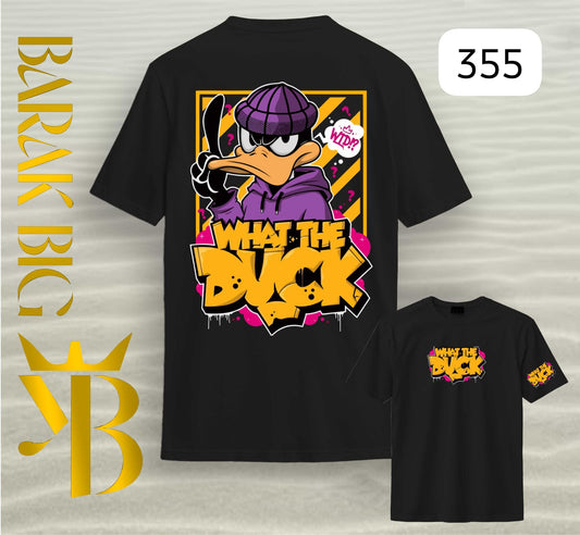 DAFFY DUCK "WHAT THE DUCK" BLACK OVERSIZE