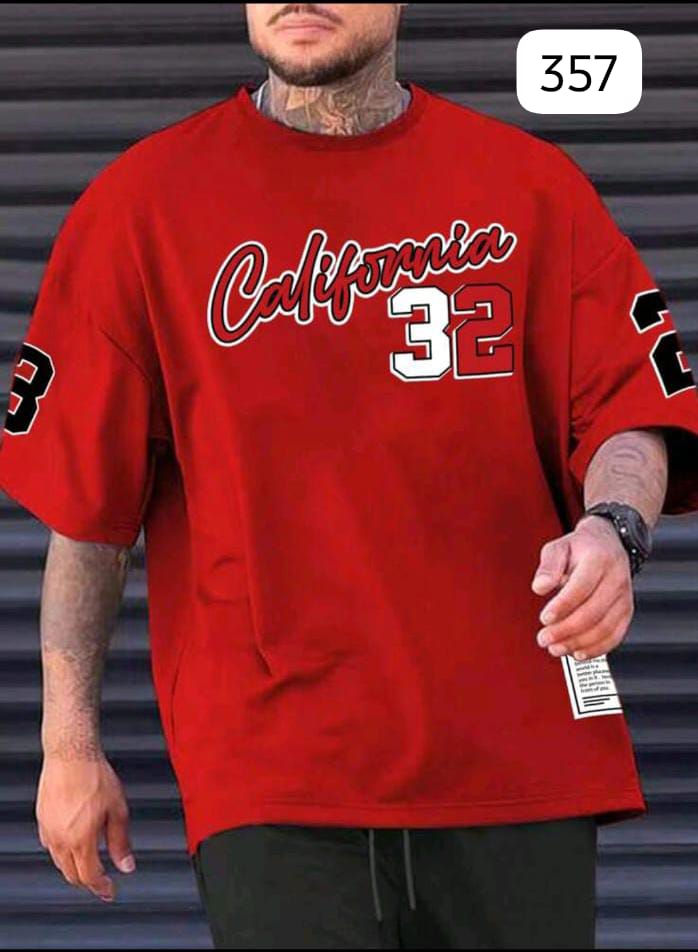 CALIFORNIA "VARSITY 32" RED OVERSIZE