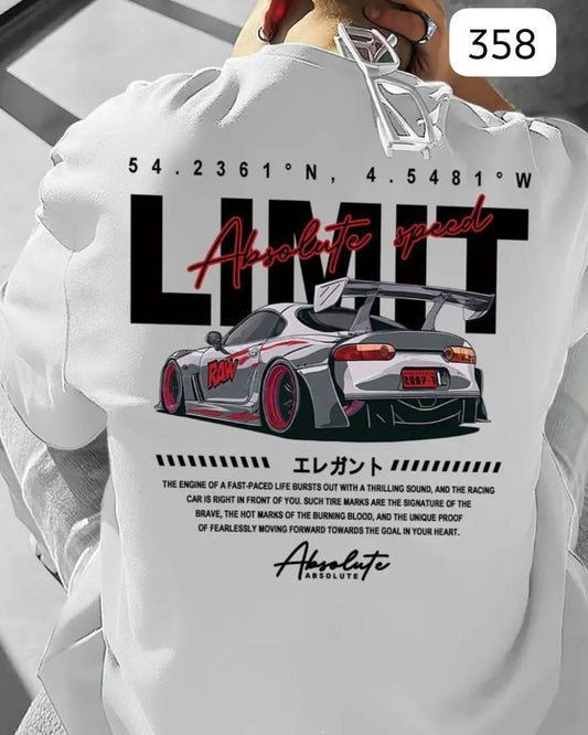 ABSOLUTE LIMIT "JDM SUPRA" WHITE OVERSIZE