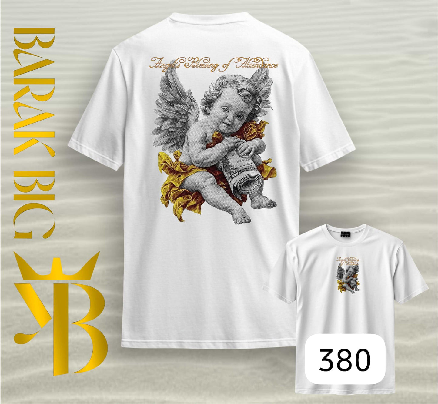 ANGEL'S BLESSING OF ABUNDANCE WHITE OVERSIZE