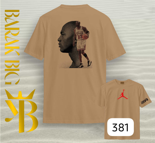 JORDAN SILHOUETTE "THE GOAT"  NUDE OVERSIZE