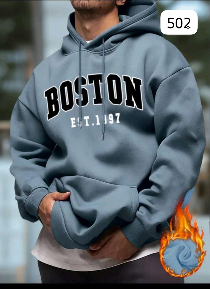 BOSTON "AUTHENTIC COLLEGE" OVERSIZE HOODIE