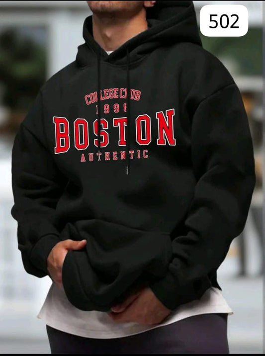 BOSTON "AUTHENTIC COLLEGE" OVERSIZE HOODIE