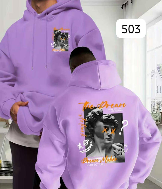 HOODIE STREETWEAR "THE DREAM" - SUDADERA OVERSIZE CON ESTAMPA GRÁFICA DAVID