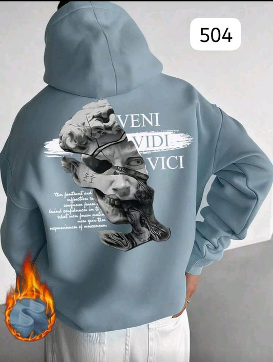 HOODIE PREMIUM "VENI VIDI VICI" - SUDADERA ESTILO URBANO ART-FRAGMENT