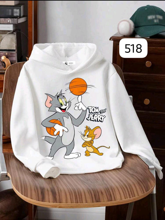 HOODIE  "TOM AND JERRY - BROKE" - SUDADERA GRÁFICA HUMORÍSTICA