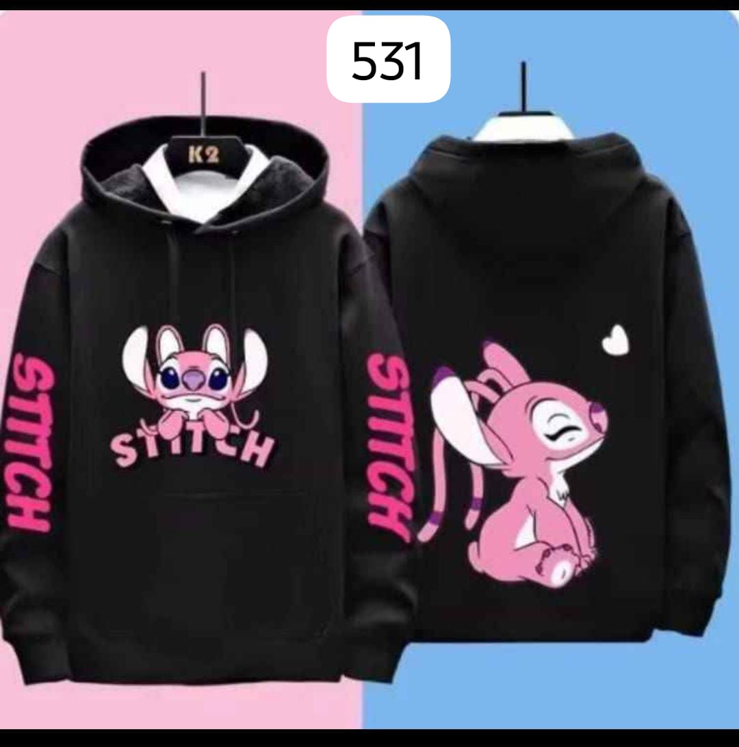 HOODIE "ANGEL" SUDADERA CON CAPUCHA Y ESTAMPADO EN MANGAS