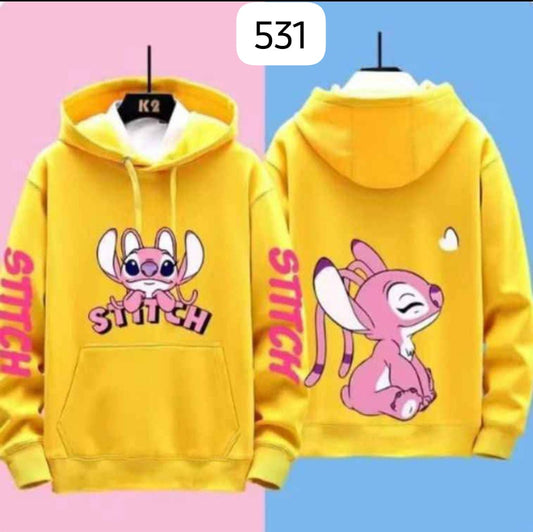 HOODIE "ANGEL" SUDADERA CON CAPUCHA Y ESTAMPADO EN MANGAS