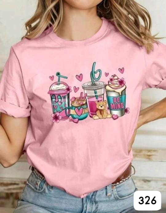 Camiseta BE MINE – Sweet rosa & Love Edition