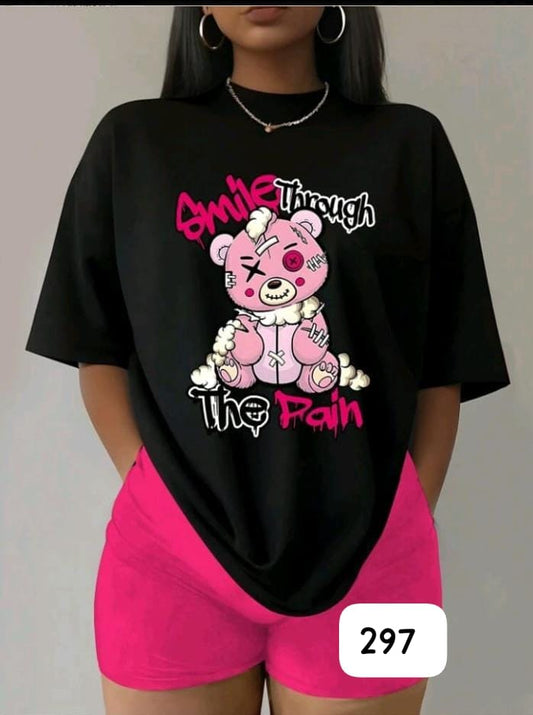 Camiseta SMILE THROUGH THE PAIN